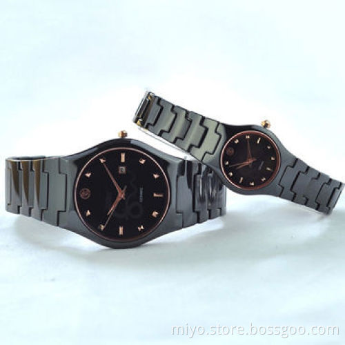 Lovers Ceramic Wristwatch, Ideal for Gifts and Promotions, with Stylish and Novelty Features